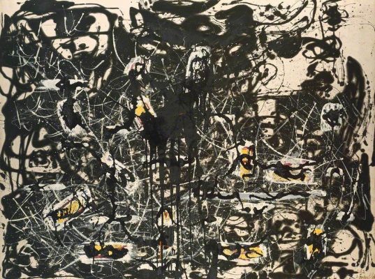 Jackson Pollock Yellow Islands